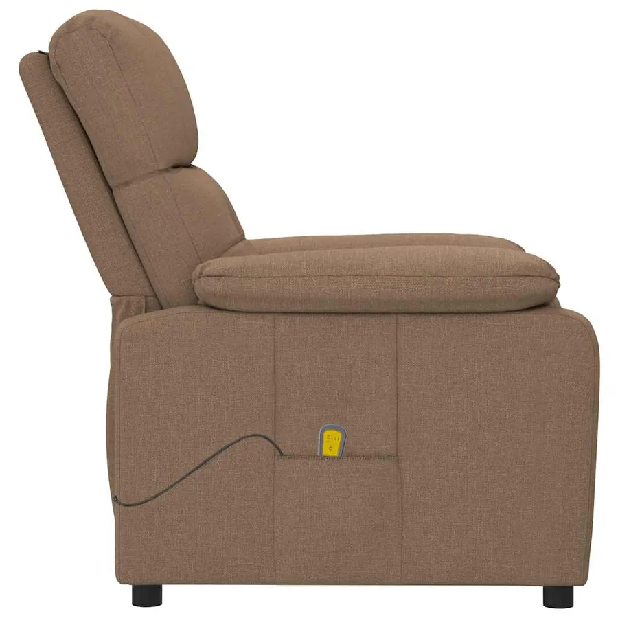 Fauteuil de massage Marron Tissu - 4
