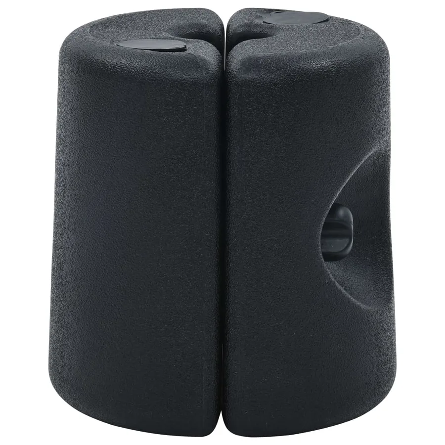 Poids de tonnelle 4 pcs PE Noir - 5