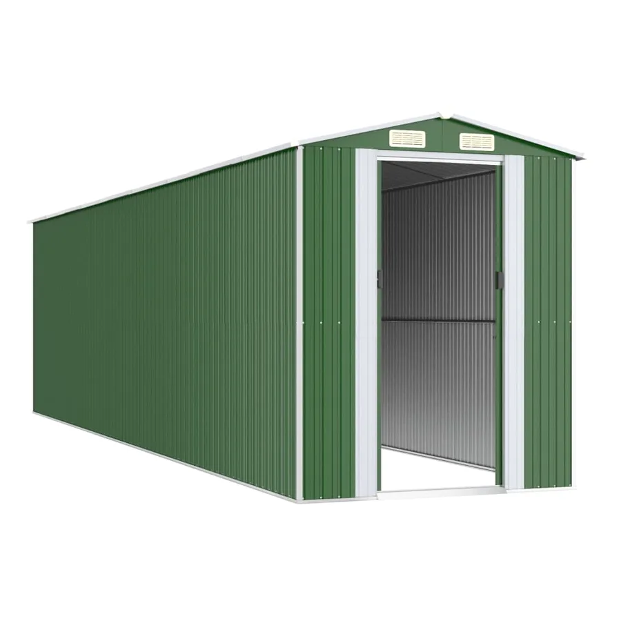 Abri de jardin Vert 192x772x223 cm Métal galvanisé - 3