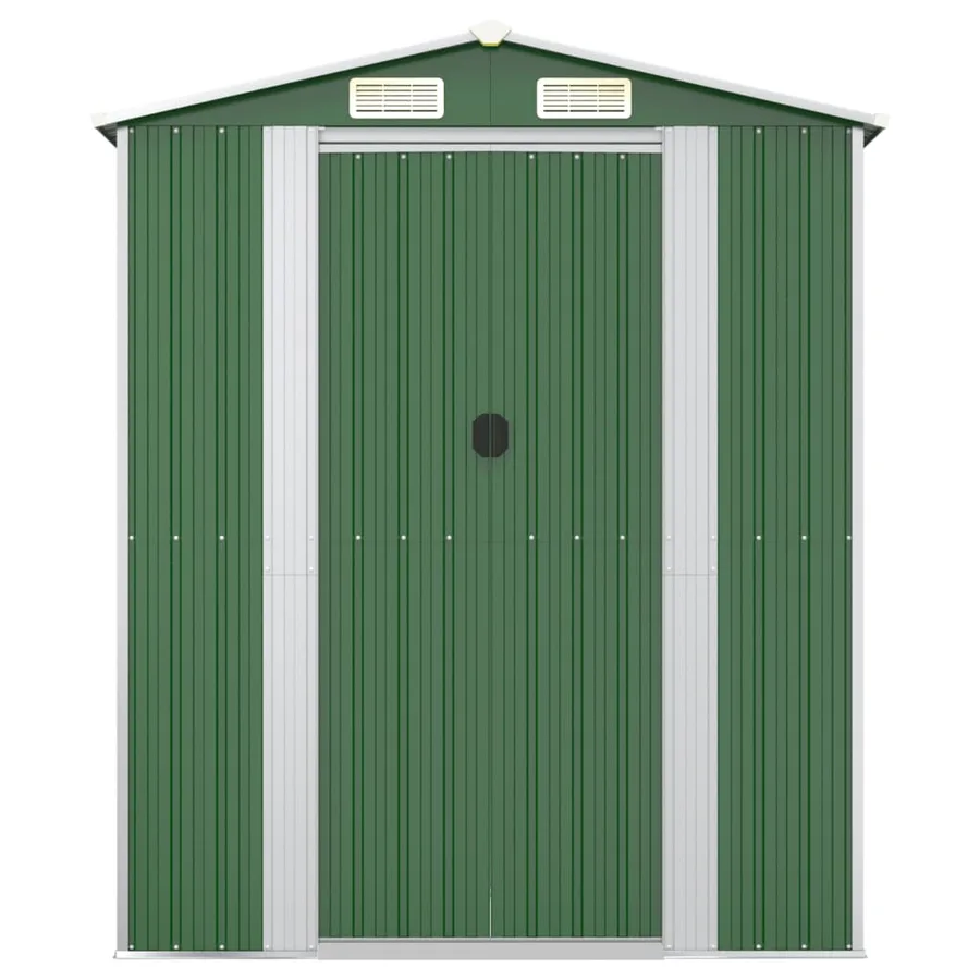 Abri de jardin Vert 192x772x223 cm Métal galvanisé - 4