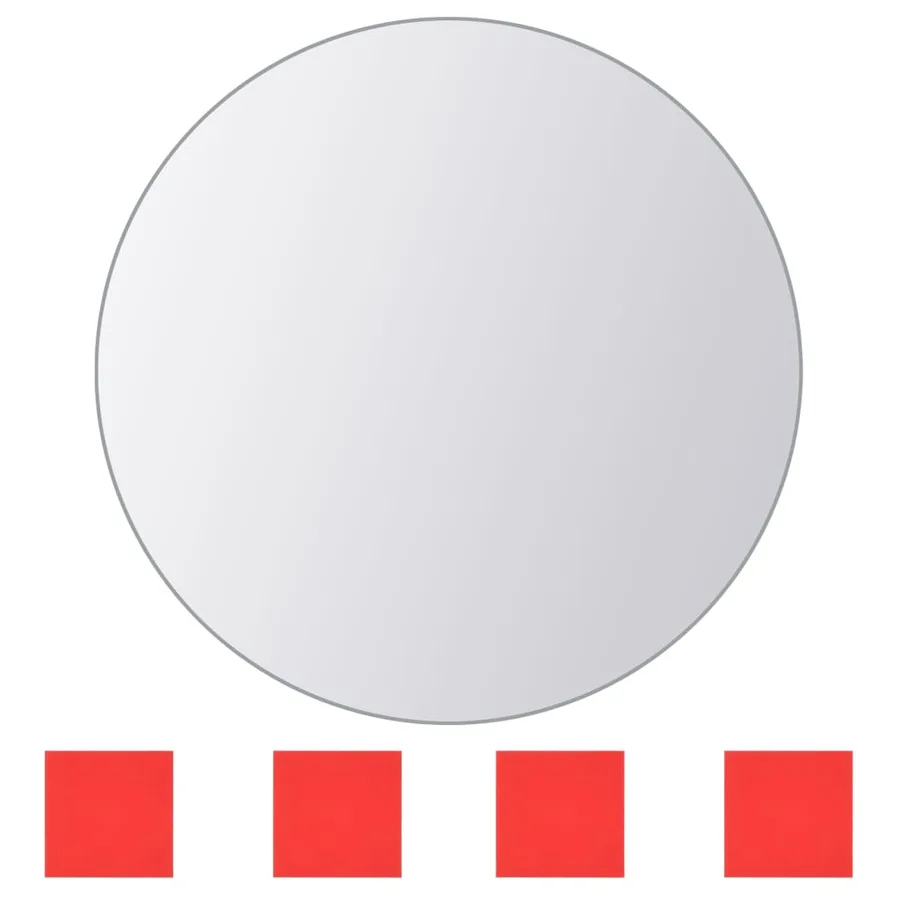 Carreau de miroir 8 pcs Rond Verre - 3