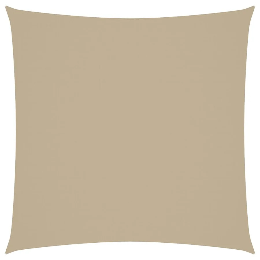 Parasol en tissu oxford carré 3,6 x 3,6 m beige - 2