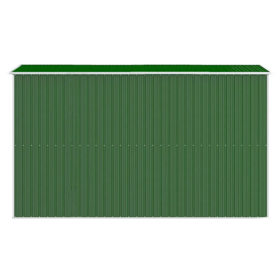 Abri de jardin Vert 192x357x223 cm Acier galvanisé - 5