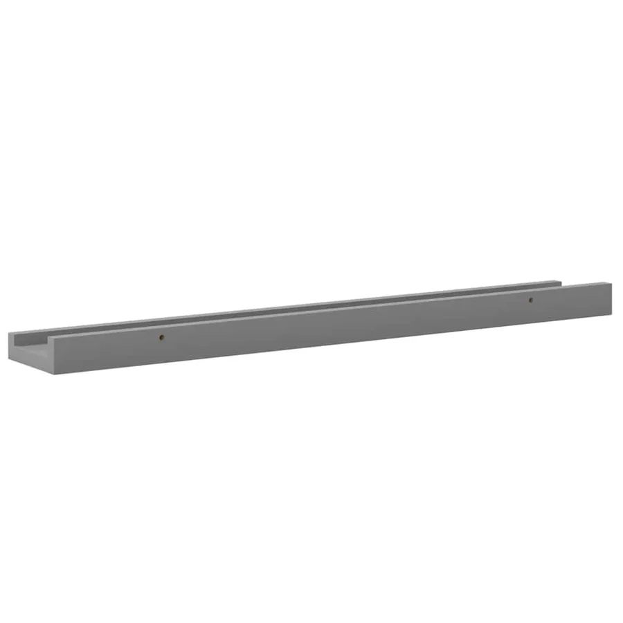 Étagères murales 4 pcs Gris 60x9x3 cm - 8