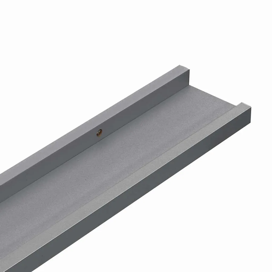 Étagères murales 4 pcs Gris 60x9x3 cm - 9