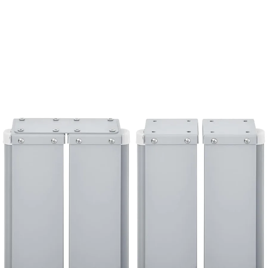 Auvent latéral rétractable Rouge 120 x 600 cm - 10