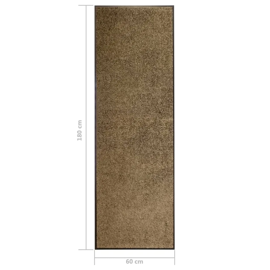 Paillasson lavable Marron 60x180 cm - 6