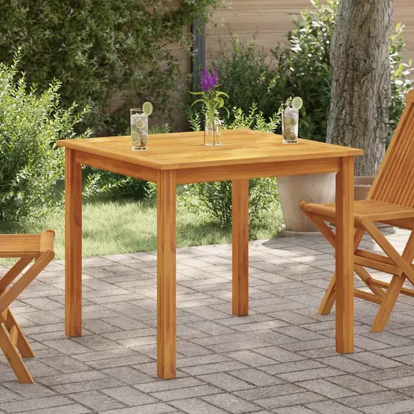 Table de jardin 85x85x74 cm Bois d'acacia massif