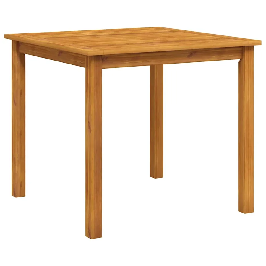 Table de jardin 85x85x74 cm Bois d'acacia massif - 4
