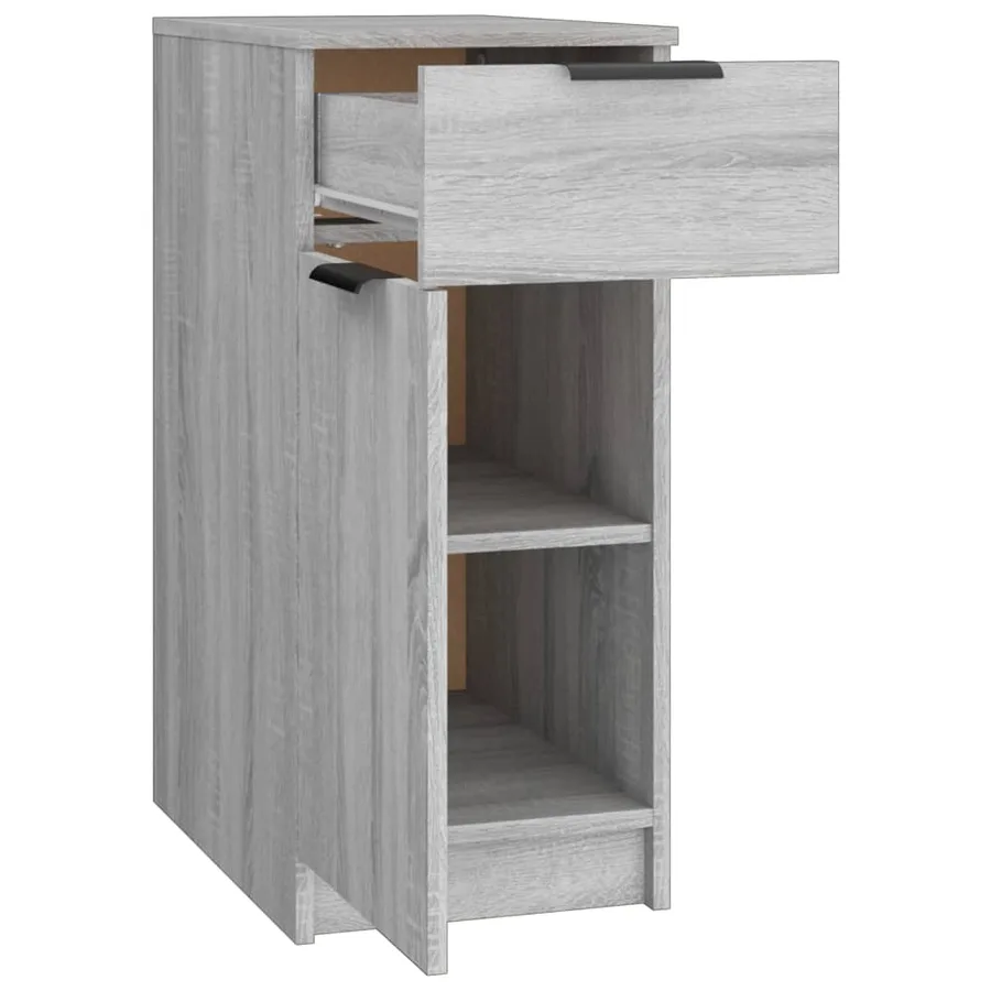 Armoire de bureau Sonoma gris 33,5x50x75 cm Bois d'ingénierie - 7