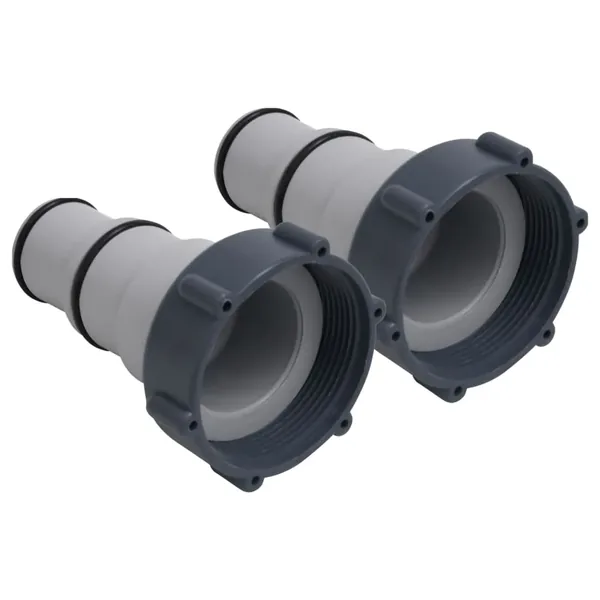 Adaptateurs de tuyau de piscine 2 pcs Plastique