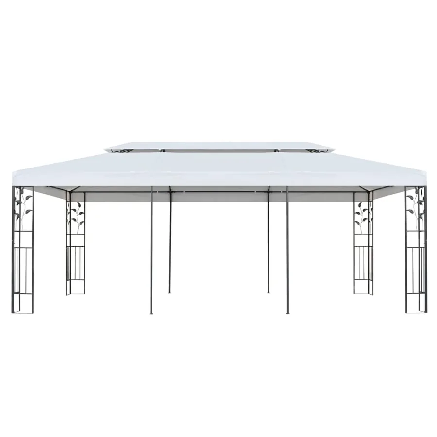 Tonnelle 3x6 m Blanc - 2