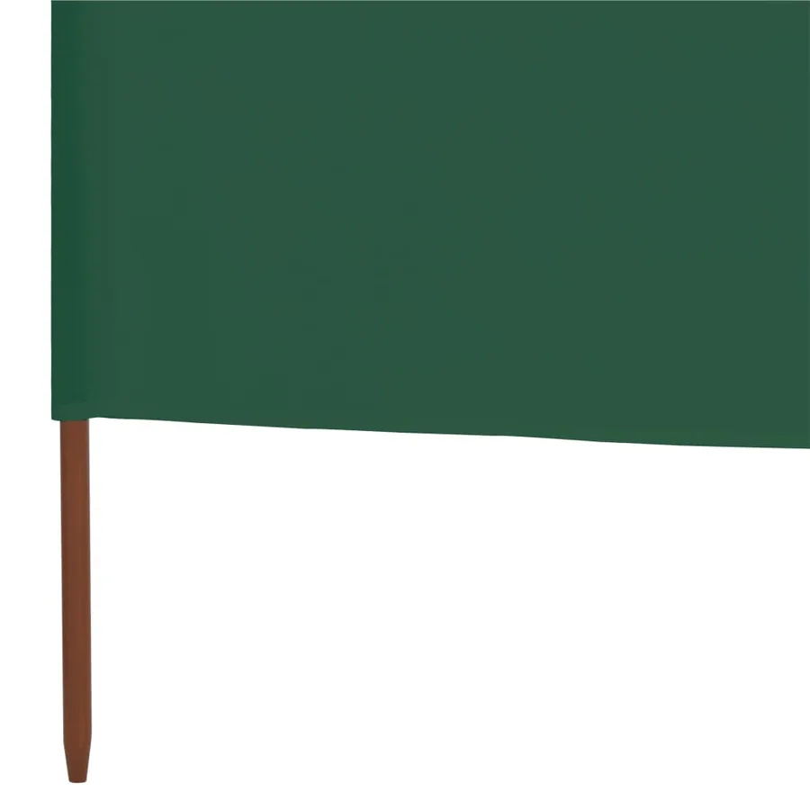Paravent 5 panneaux Tissu 600 x 160 cm Vert - 5
