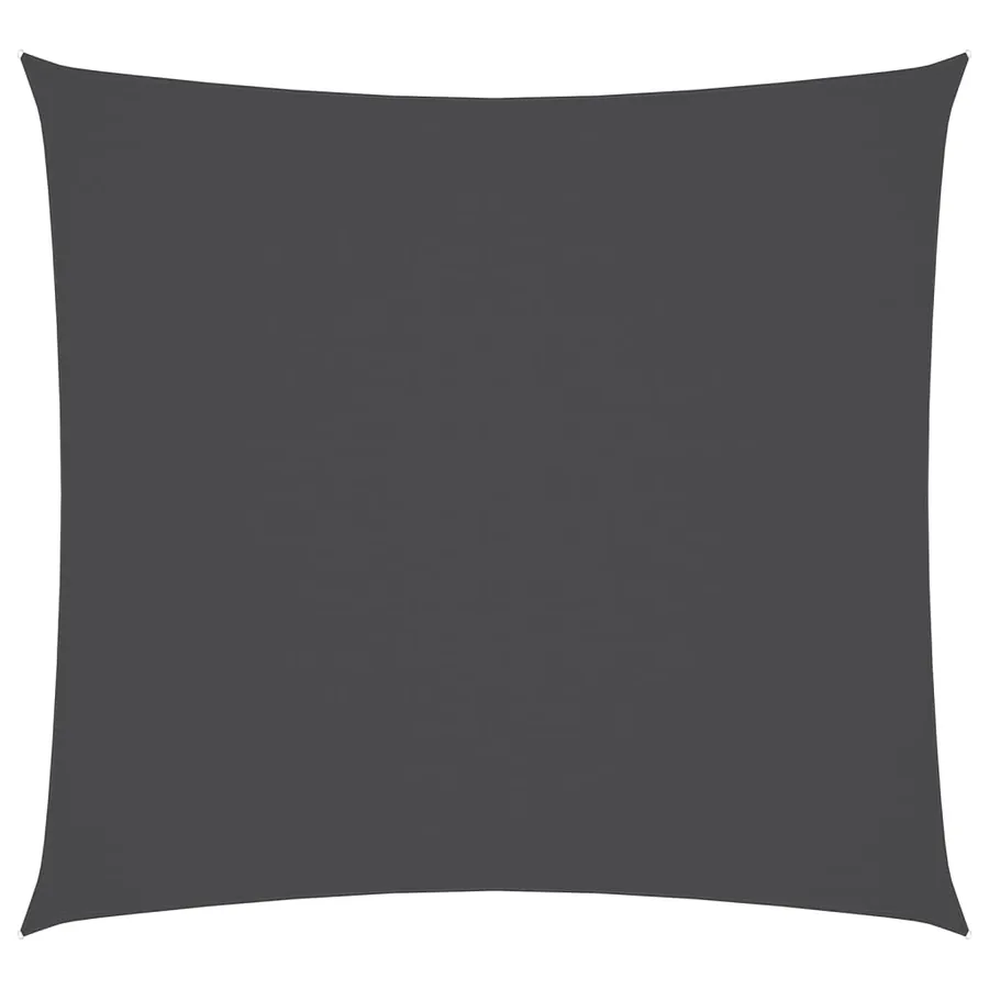 Parasol en tissu oxford carré 6x6 m anthracite - 2