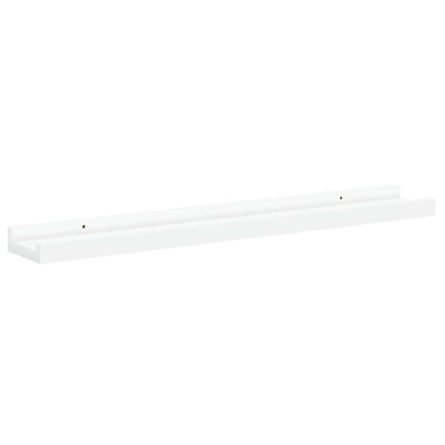 Étagères murales 4 pcs Blanc 60x9x3 cm - 7