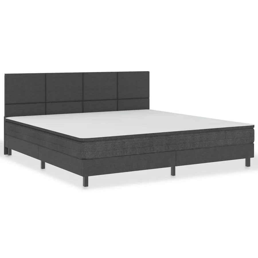 Tête de lit Gris foncé Tissu 200x200 cm - 3