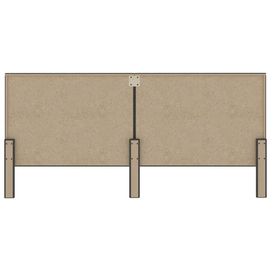 Tête de lit Gris foncé Tissu 200x200 cm - 5