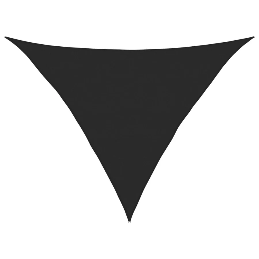 Voile d'ombrage 160 g/m² Noir 5x5x6 m PEHD - 2