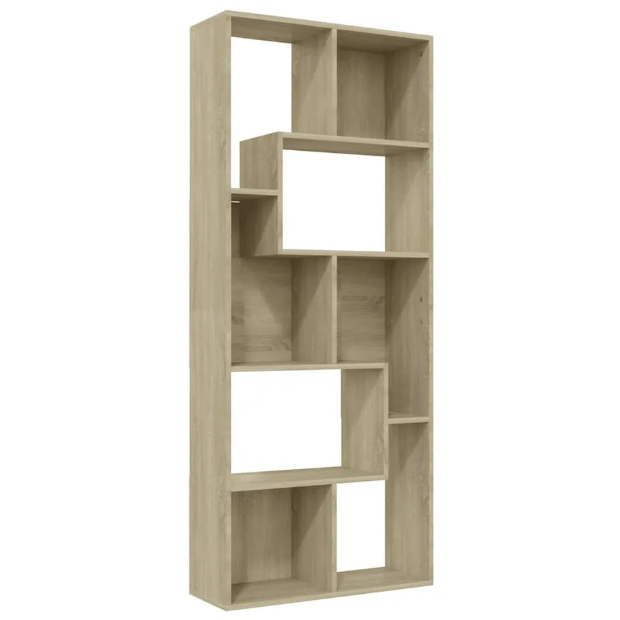 Bibliothèque Chêne sonoma 67x24x161 cm Bois d'ingénierie - 2
