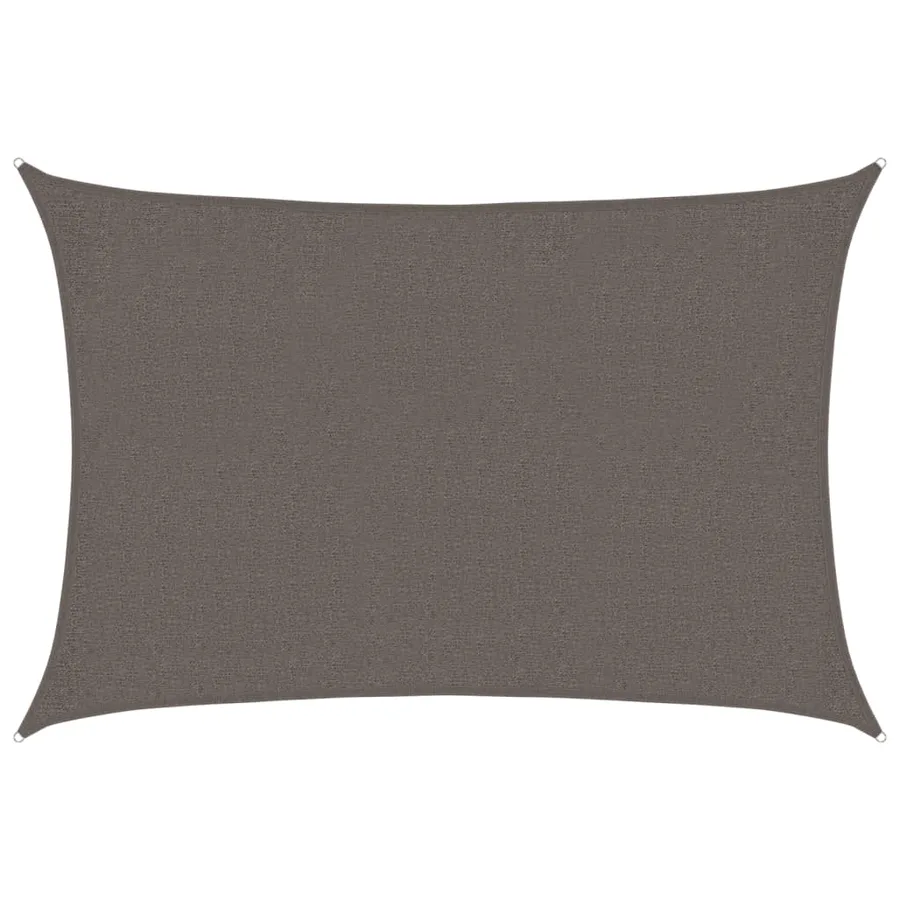 Voile d'ombrage 160 g/m² Anthracite 2x2,5 m PEHD - 2