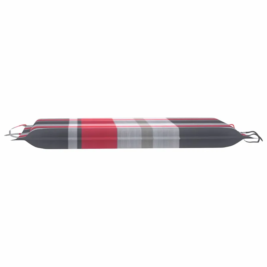 Chaise longue à bascule avec coussin Bois de teck solide - 15