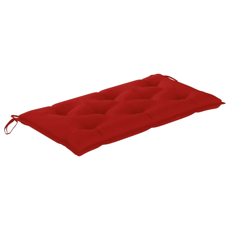 Balancelle 2 places feuilles de palmier et coussin 202cm Bambou - 8