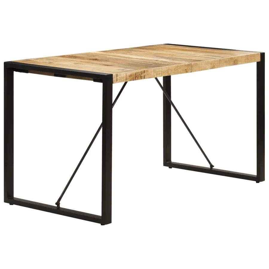 Table à manger 140x70x75 cm Bois de manguier massif - 3