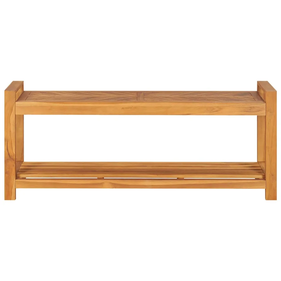 Banc 120 cm Bois de teck solide - 2