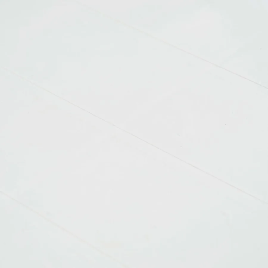 Table de jardin Blanc 220x90x72 cm Plastique Aspect de rotin - 4