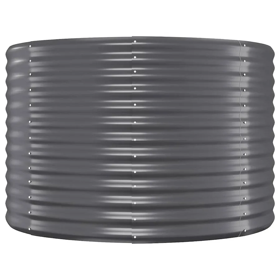 Lit surélevé de jardin Acier galvanisé Anthracite - 3