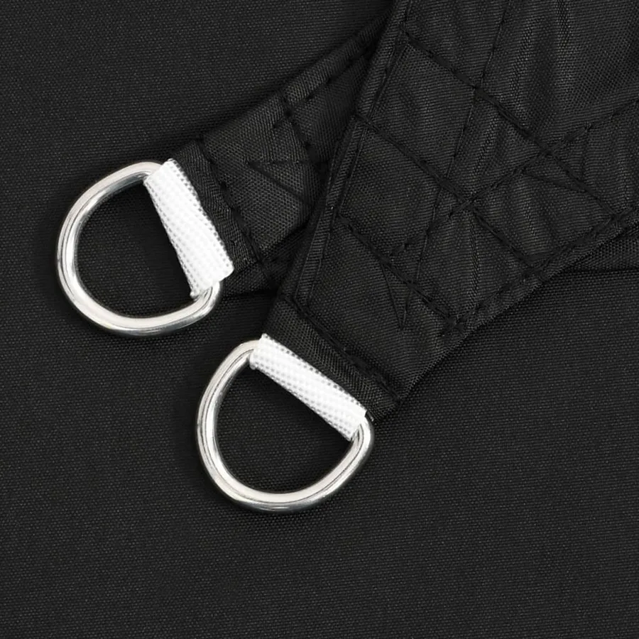 Voile de parasol tissu oxford rectangulaire 2x4 m noir - 6