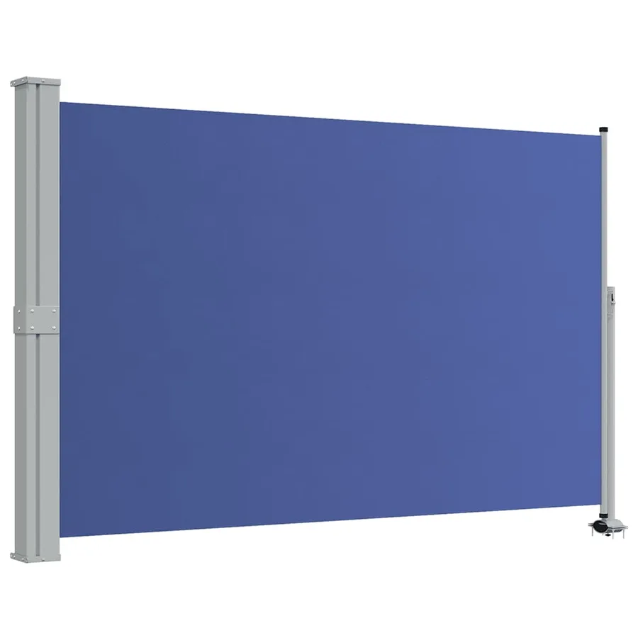 Auvent latéral rétractable de patio 160x300 cm Bleu - 2