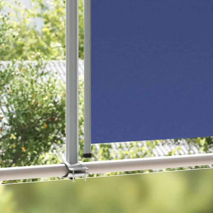 Auvent latéral rétractable de patio 160x300 cm Bleu - 3