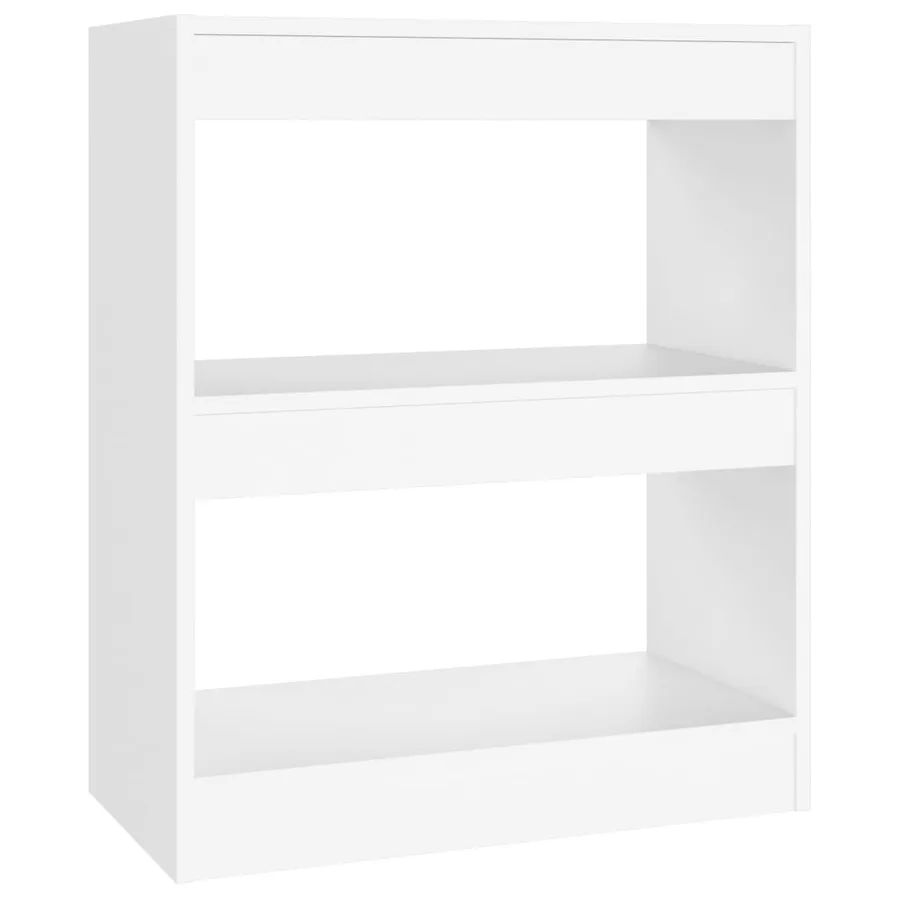 Bibliothèque/Séparateur de pièce Blanc 60x30x72 cm - 2
