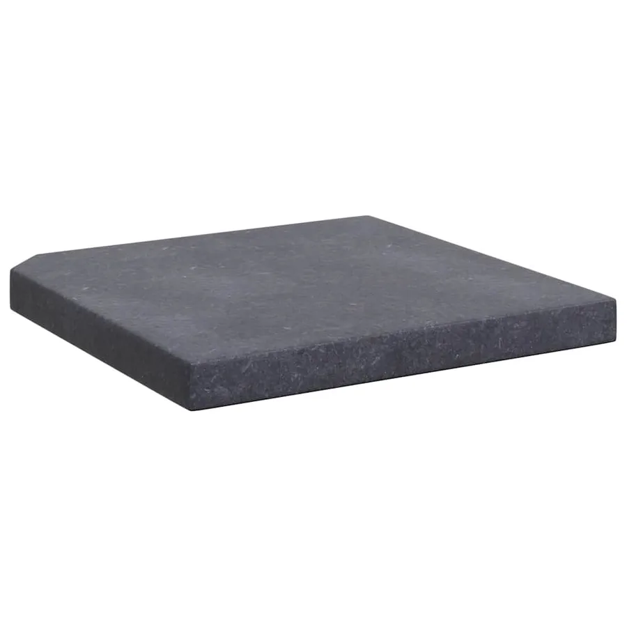 Plaque de poids de parasol Noir Granite Carré 25 kg - 7