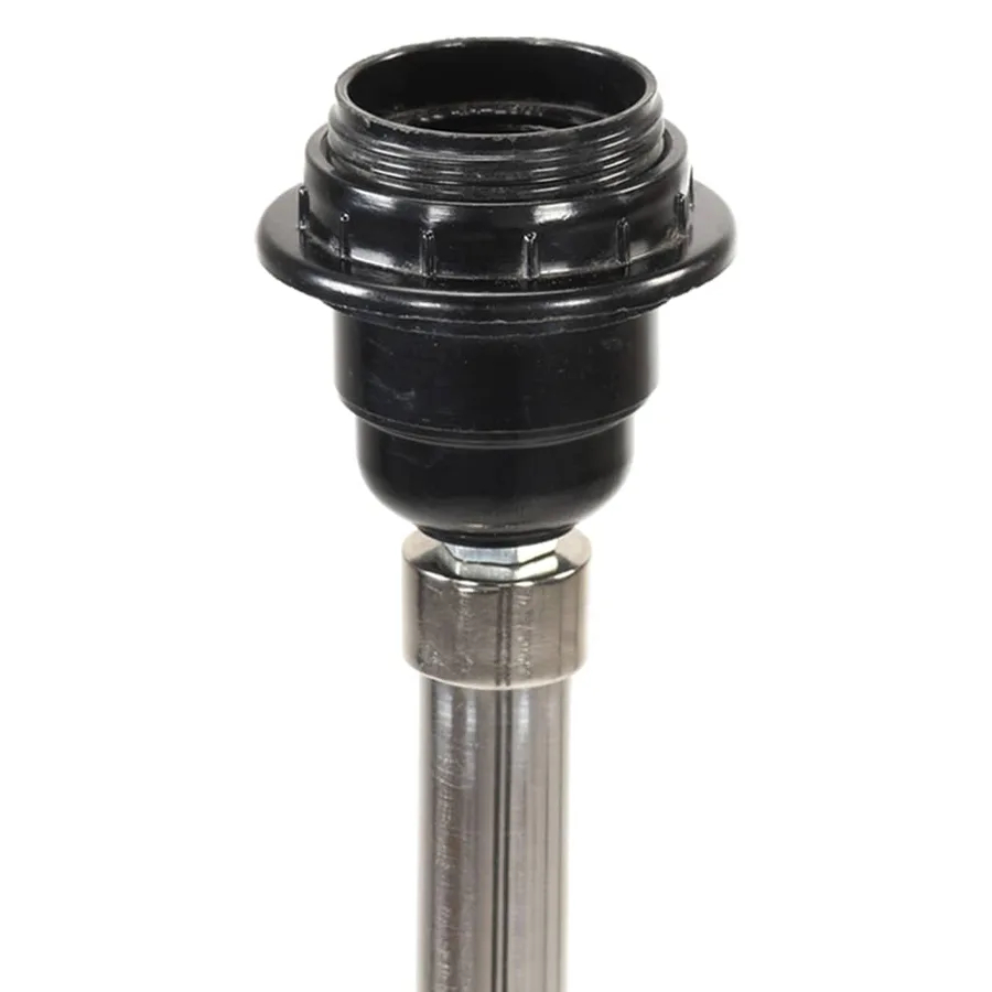 Lampadaire à trépied Marron miel et gris Bois de teck 141 cm - 4