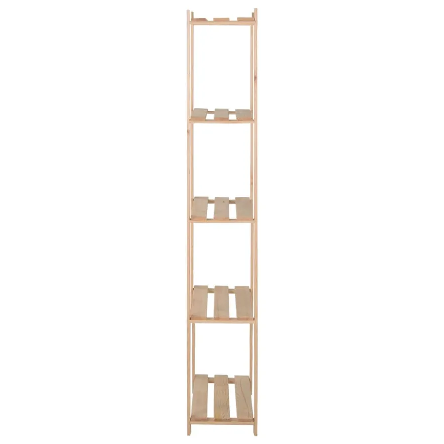 Étagère de stockage 5 niveaux 80x28,5x170 cm Bois de pin massif - 3