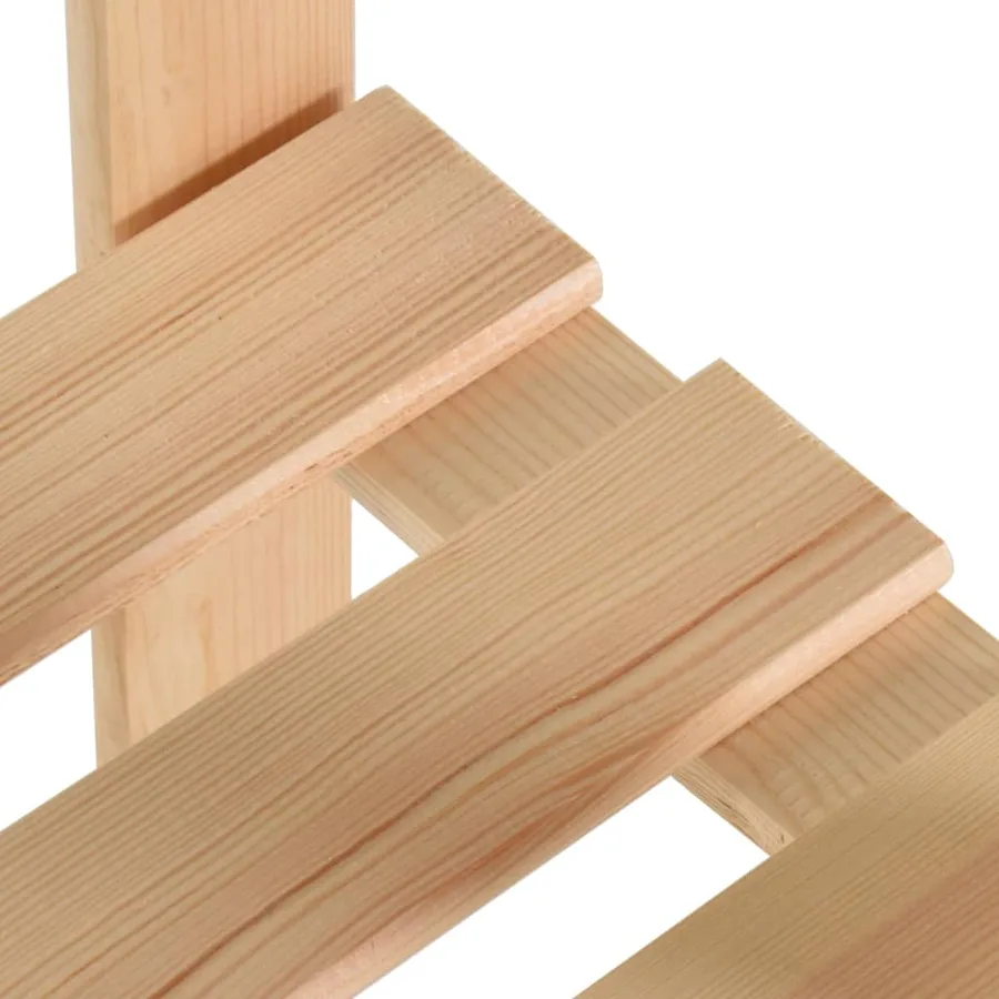 Étagère de stockage 5 niveaux 80x28,5x170 cm Bois de pin massif - 5