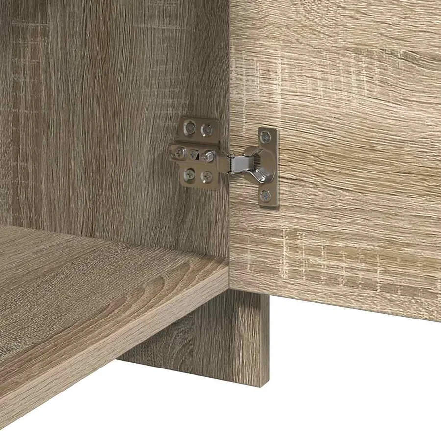 Tables de chevet 2 pcs chêne sonoma bois d'ingénierie - 12