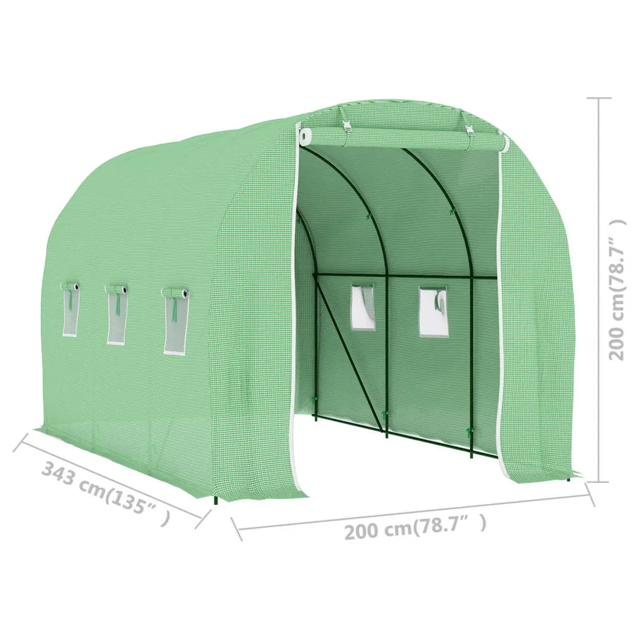 Serre 6,86 m² 3,43x2x2 m - 11