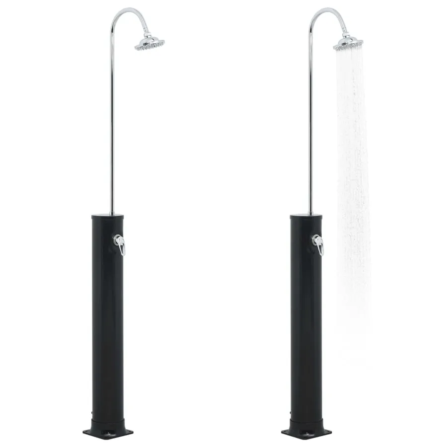 Douche solaire Noir 214 cm 20 L - 3