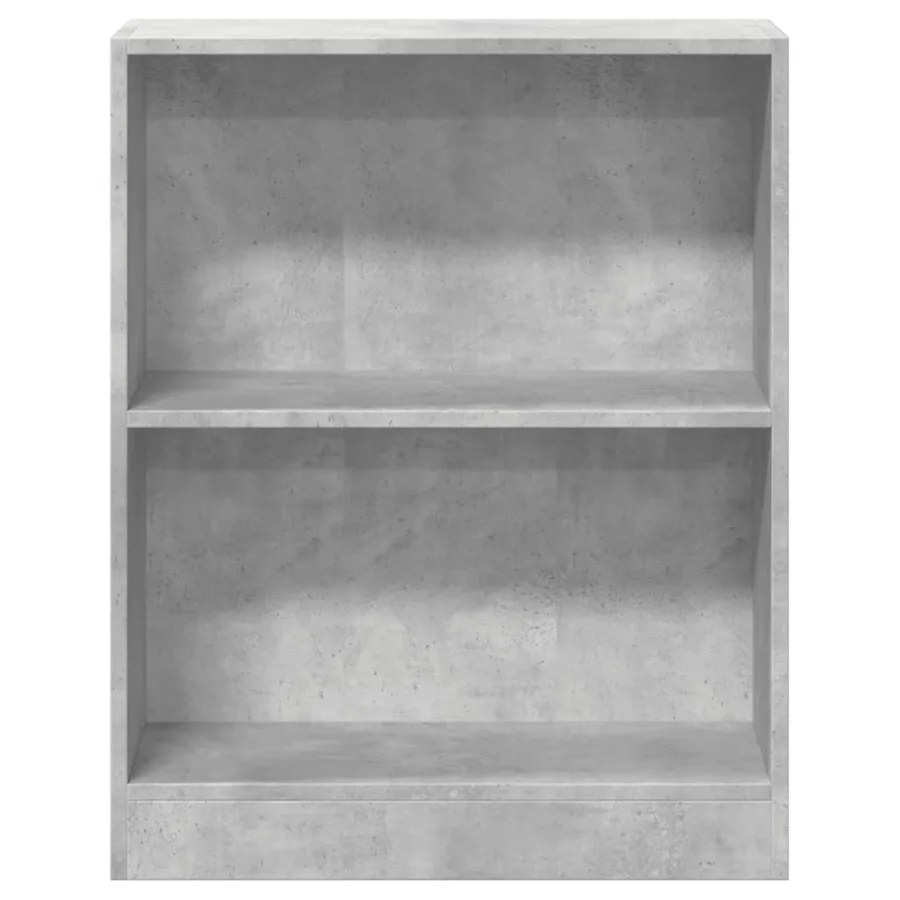Bibliothèque Gris béton 60x24x76 cm Bois d'ingénierie - 4