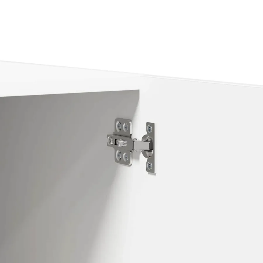 Garde-robe Blanc 90x52x200 cm Bois d’ingénierie - 9