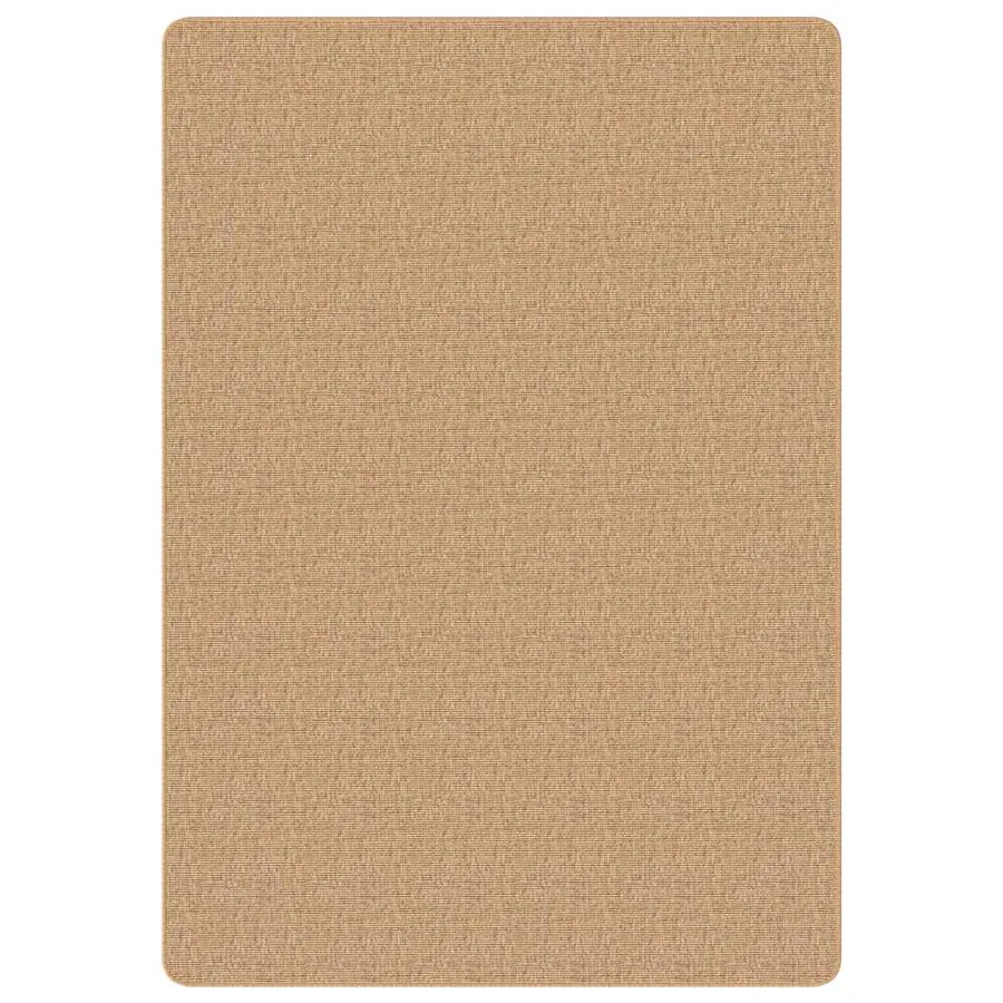 Tapis en jute avec support en latex 160x230 cm Naturel