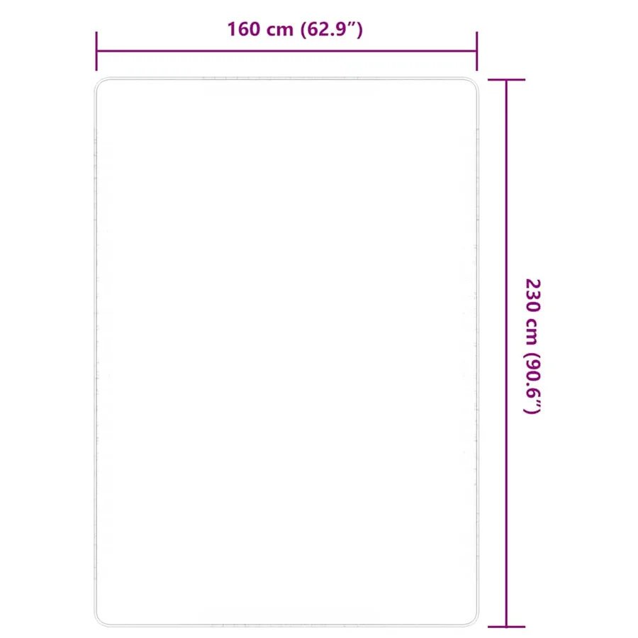 Tapis en jute avec support en latex 160x230 cm Naturel - 5