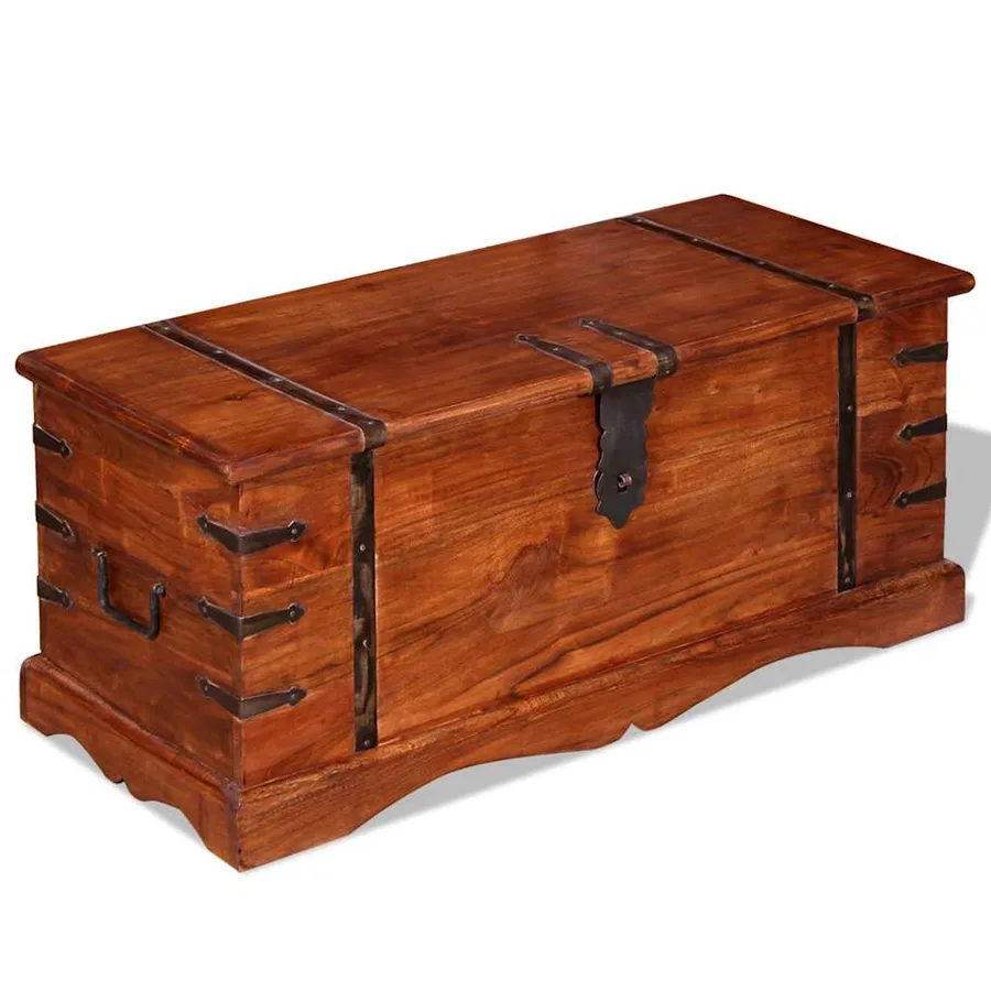 Coffre de rangement Bois massif - 6