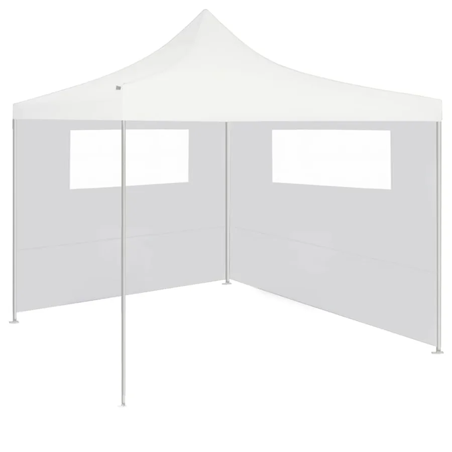 Parois latérales de belvédère avec fenêtres 2 pcs Blanc - 3
