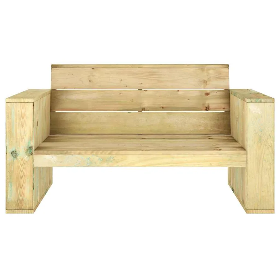 Banc de jardin 139 cm bois de pin imprégné - 3