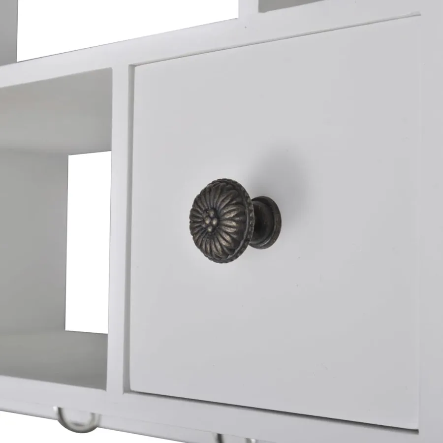 Armoire murale de cuisine en bois Blanc - 7