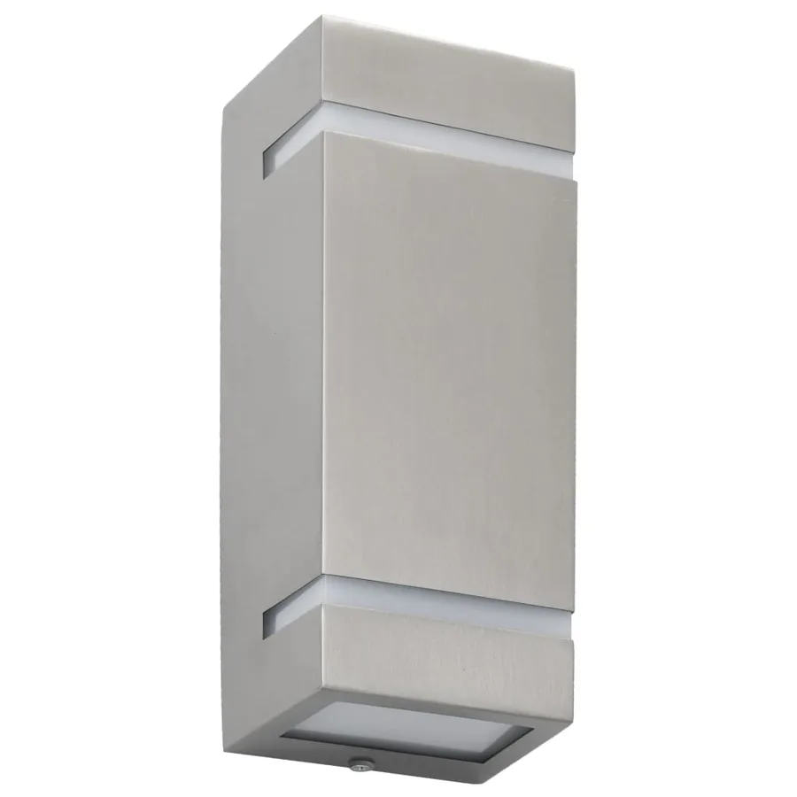 Appliques murales d'extérieur 2 pcs 35 W Argenté Rectangulaire - 3